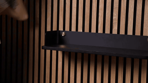 Linn ブックシェルフ | ブラックオーク 399 x 200 x 90 mm