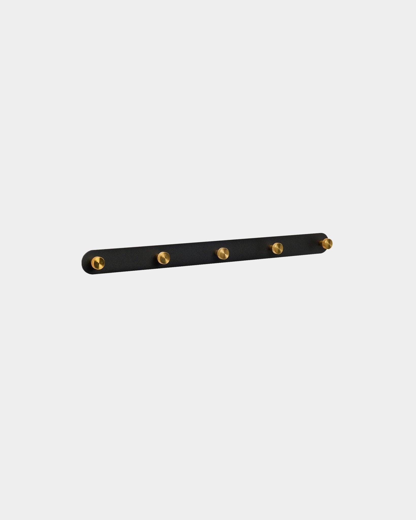 Norr Coat Hook Rack 5連フック | ブラック/ブラス