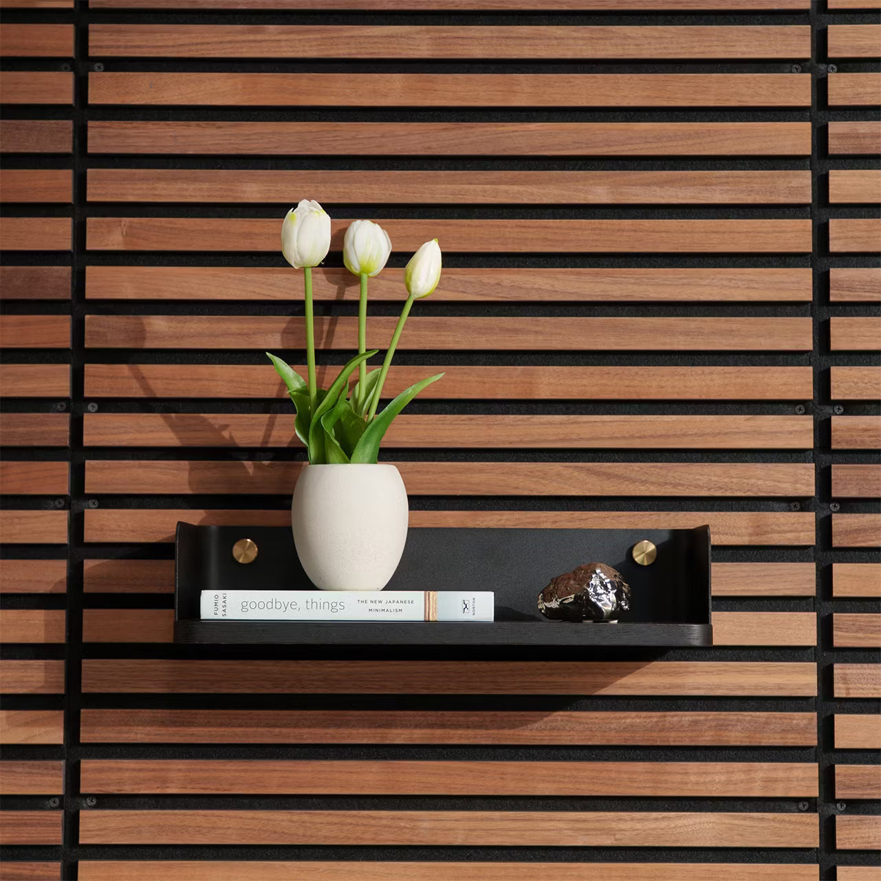 Linn ブックシェルフ | ブラックオーク 399 x 200 x 90 mm