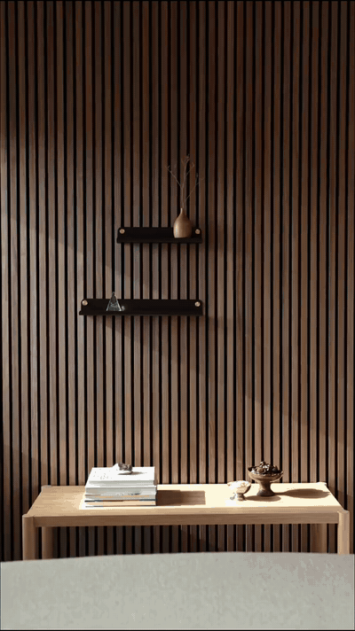 Norr Narrow Shelf | ウォールシェルフ　ブラック  519 mm