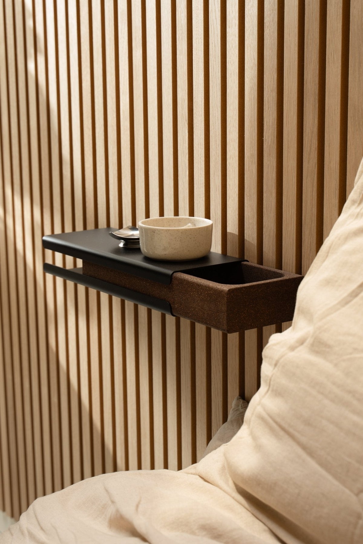 Akupanel240 | アコースティックパネル　クラシックオーク×ブラックフェルト 240×60cm (2枚入り)