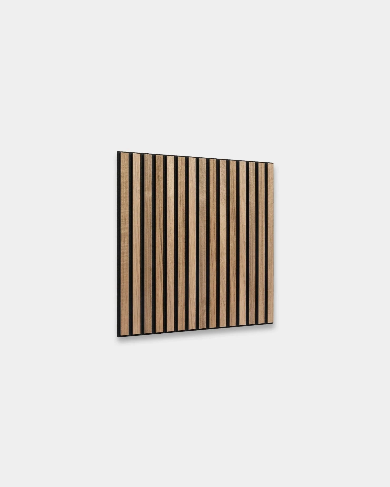 Akupixel60｜アコースティックパネル　ウォールナット × ブラックフェルト 60×60cm